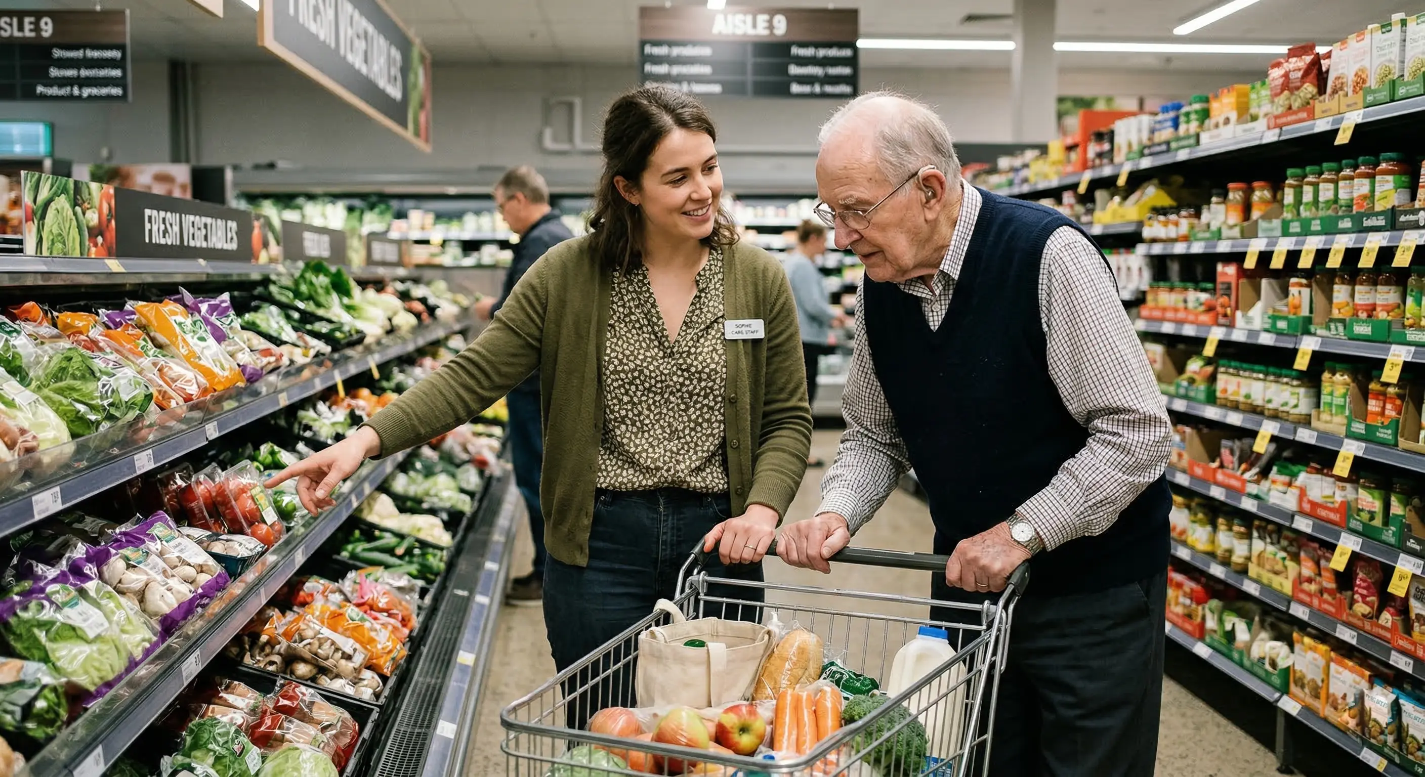 Shopping and Outdoor Assistance